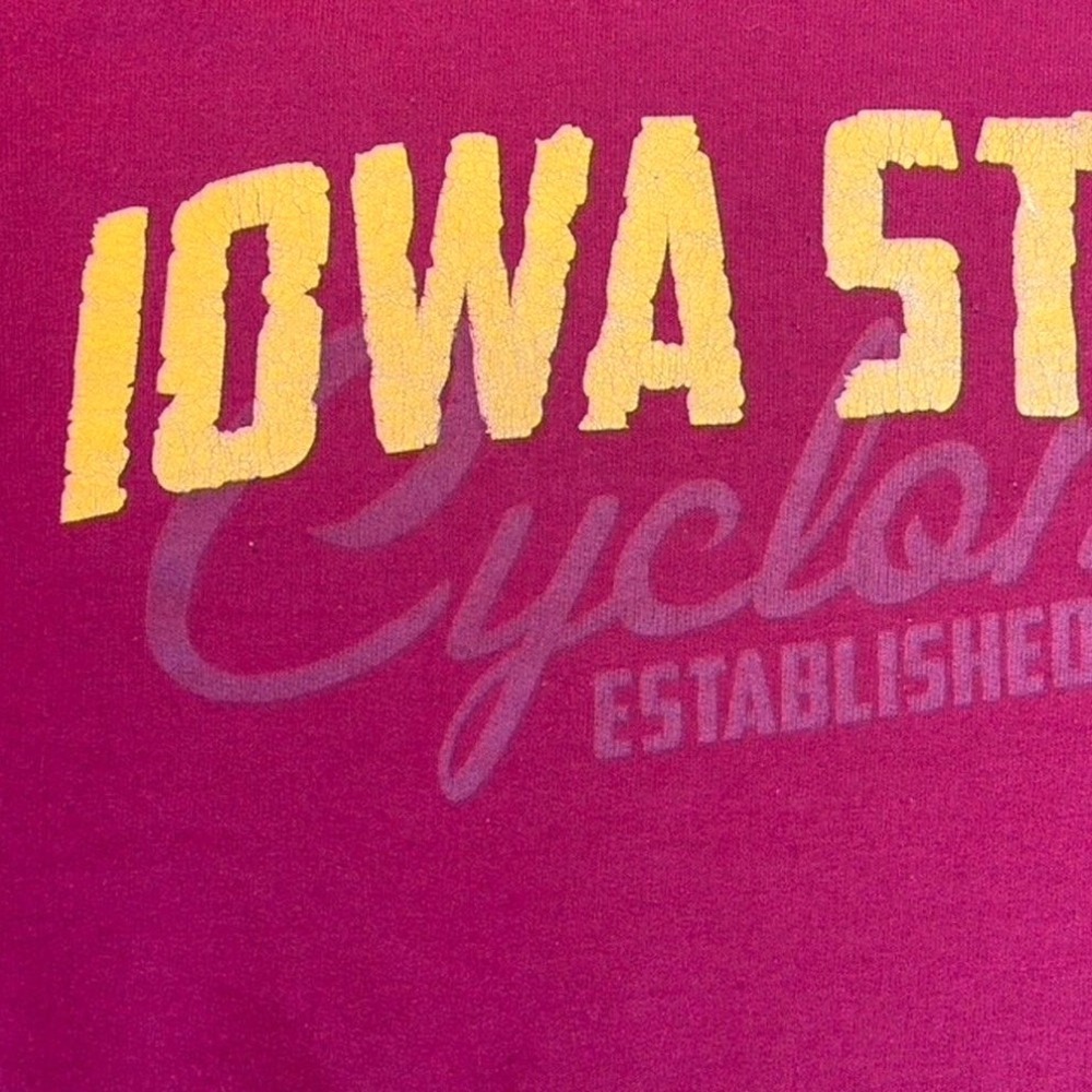 IOWA STATE CYCLONES Mens (S) University Sweatshirt GILDAN Basketball College - Picture 7 of 7